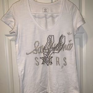 Adidas Classic San Antonio Spurs Tee Shirt